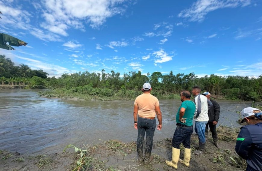 Gobernación atiende a familias y productores afectados por el desbordamiento del Río Yaracuy